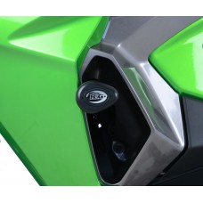 R&G Racing Aero no-cut Frame Sliders for Kawasaki Versys X-250 '17-'19, 300 '17-'21